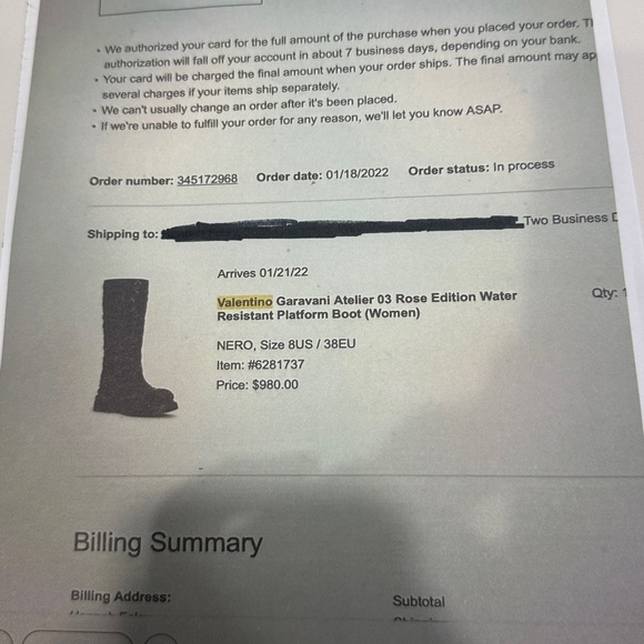 Valentino Garavano Atelier Rose Edition Water Resistent - women’s size 38 (8) - Picture 11 of 11